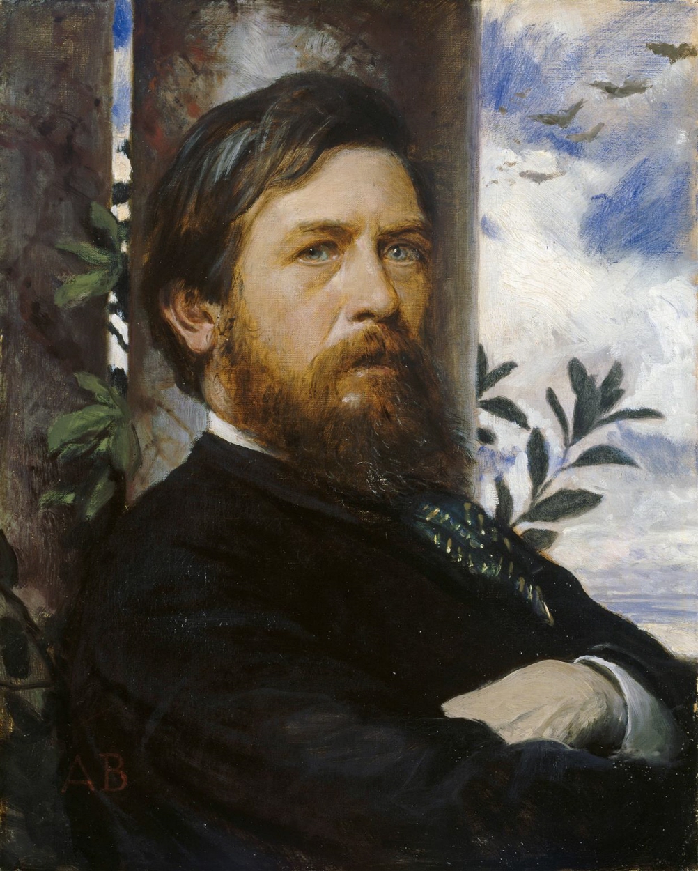 Autoportrét Arnolda Böcklina z roku 1873